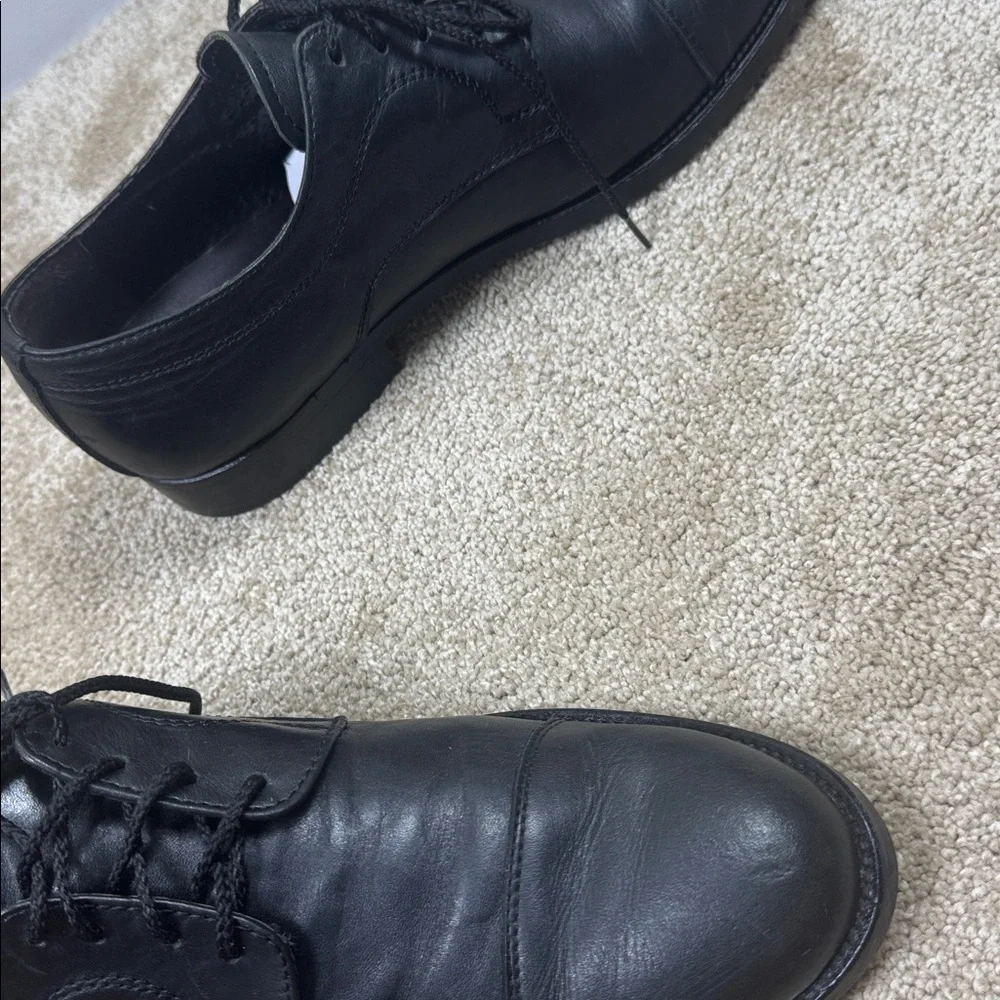 Vero Cuoio  Draghi Black Leather‎ Oxfords